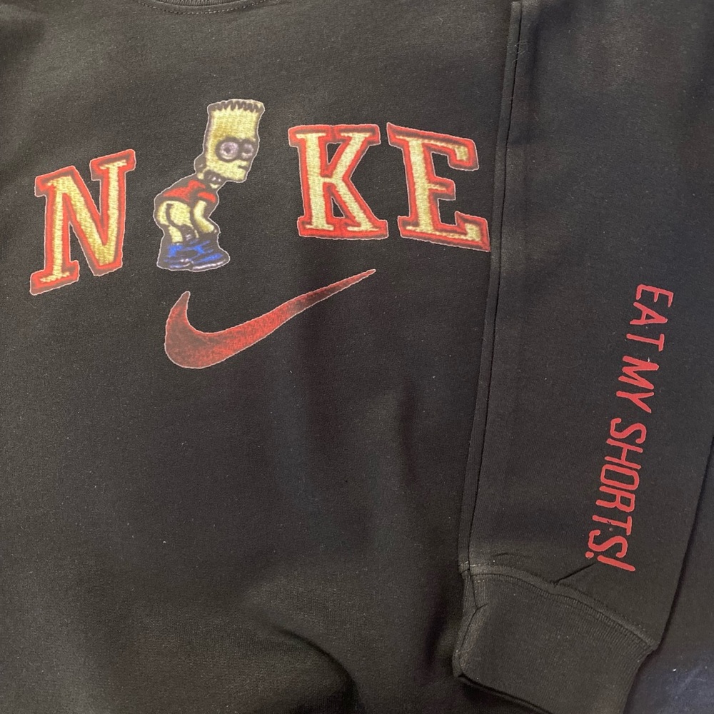 Bart simpson nike sweater